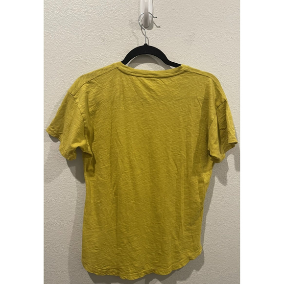 MADEWELL Mustard Short Sleeve Top - Picture 3 of 3